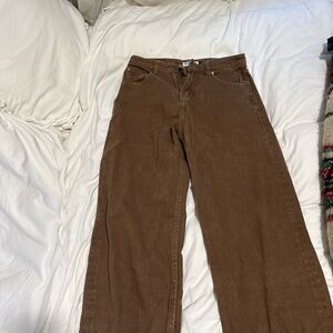 Motel Rocks Brown Straight Leg Jeans